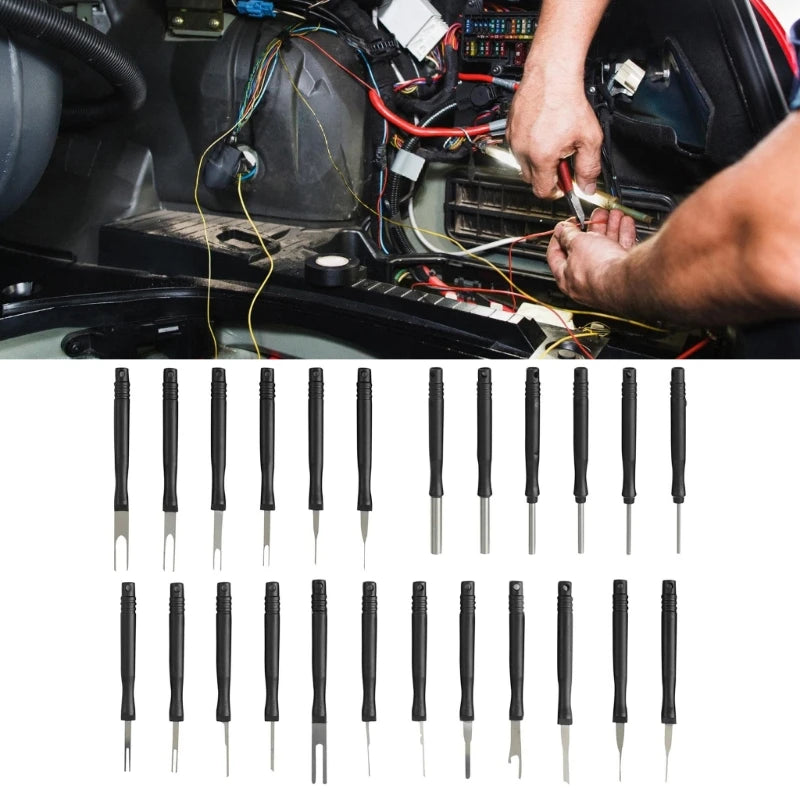 Multiple Use Car Terminal Ejector, Auto Wire Pin Release Puller Removal Tool for Connector Repair Professional Mechanic