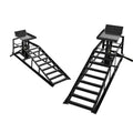 5 Ton Auto Car Truck Service Ramps Lifts, Garage Car Lift Hydraulic Ramps,Automotive Hydraulic Lift Repair Frame Lift(2 Pack) Black Color