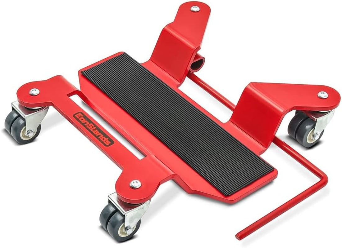 Peana Aparcamiento Moto  Por Caballete Central Rojo Compatible Para Moto Guzzi California, Nevada 750/850/ 1200, Norge GT 8V, Stelvio, V7, V7 Cafe Classic, V7 Classic, V7 Racer/Special/Sto