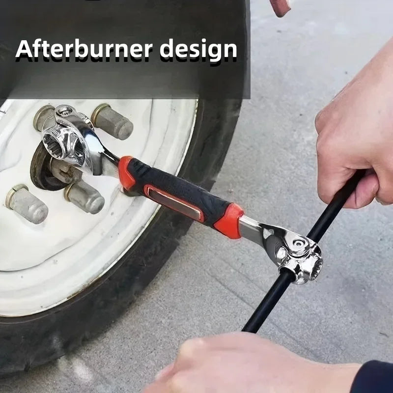 Motorcycle Multi-Function Wrenches Universal Quick Snap Grip Wrench Tiger Wrench Tools Socket Works for Universial Furniture Car