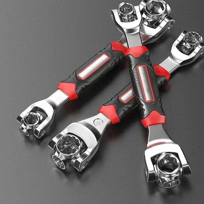 Motorcycle Multi-Function Wrenches Universal Quick Snap Grip Wrench Tiger Wrench Tools Socket Works for Universial Furniture Car