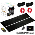 Programmable LED Car Display - Scrolling Matrix Sign, APP & Remote Control LED Devil'S Eyes Light for Windshield, 5V USB Programmable LED Waterproof Flexible Digital Display Signs, Remote APP Control Cool Decor for Cars/Truck