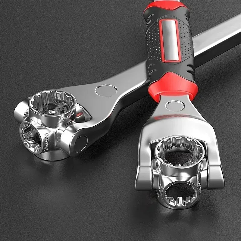 Motorcycle Multi-Function Wrenches Universal Quick Snap Grip Wrench Tiger Wrench Tools Socket Works for Universial Furniture Car