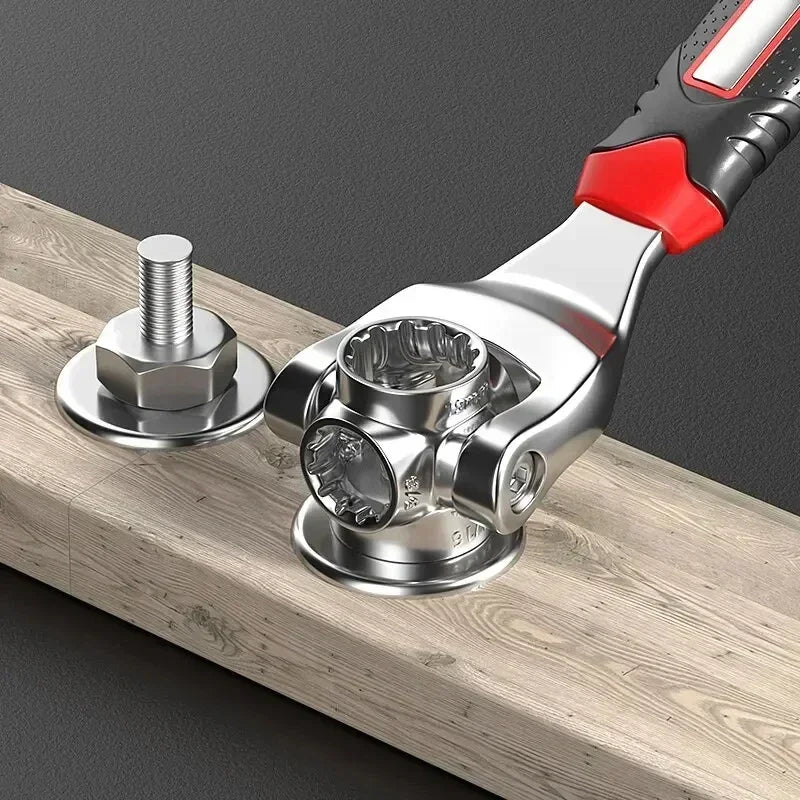 Motorcycle Multi-Function Wrenches Universal Quick Snap Grip Wrench Tiger Wrench Tools Socket Works for Universial Furniture Car