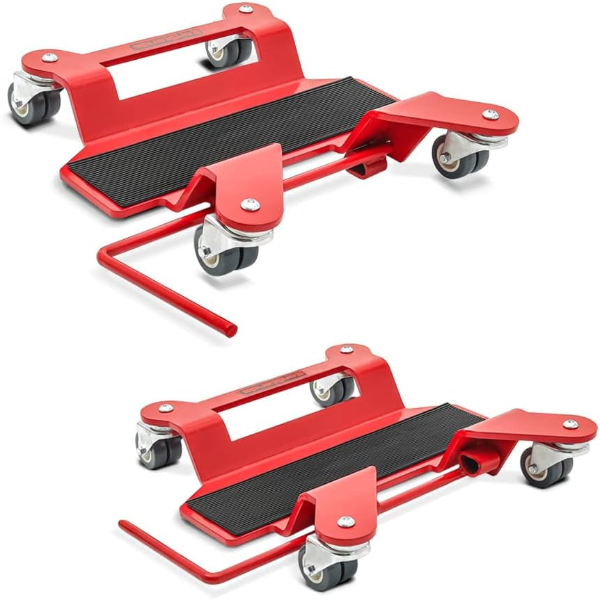 Peana Aparcamiento Moto  Por Caballete Central Rojo Compatible Para Moto Guzzi California, Nevada 750/850/ 1200, Norge GT 8V, Stelvio, V7, V7 Cafe Classic, V7 Classic, V7 Racer/Special/Sto